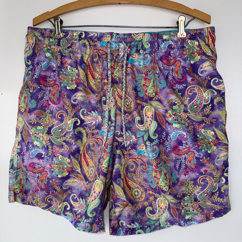 Michael’s‎ Men’s Paisley Print Swim Shorts Size XL
